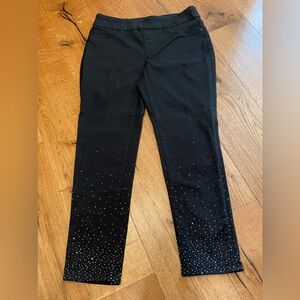 CHICO’S JEGGINGS WITH RHINESTONES FOR DAYS IN 6P